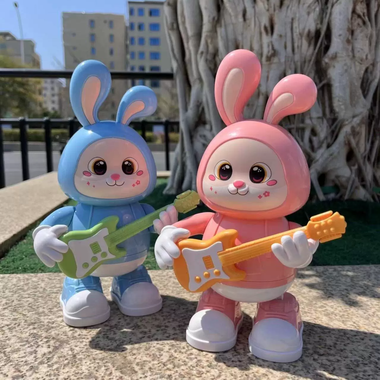 Cute Rabbit Guitarist