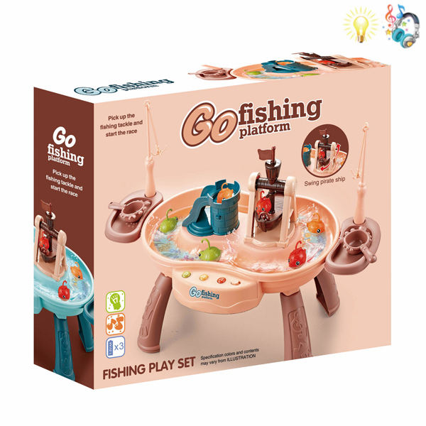Electric Baby Bath Fishing Toys Set