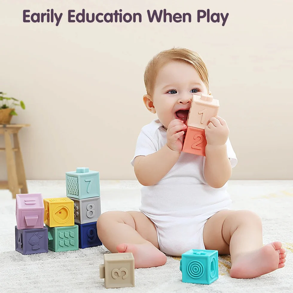 Large Soft teethers Building Blocks Numbers